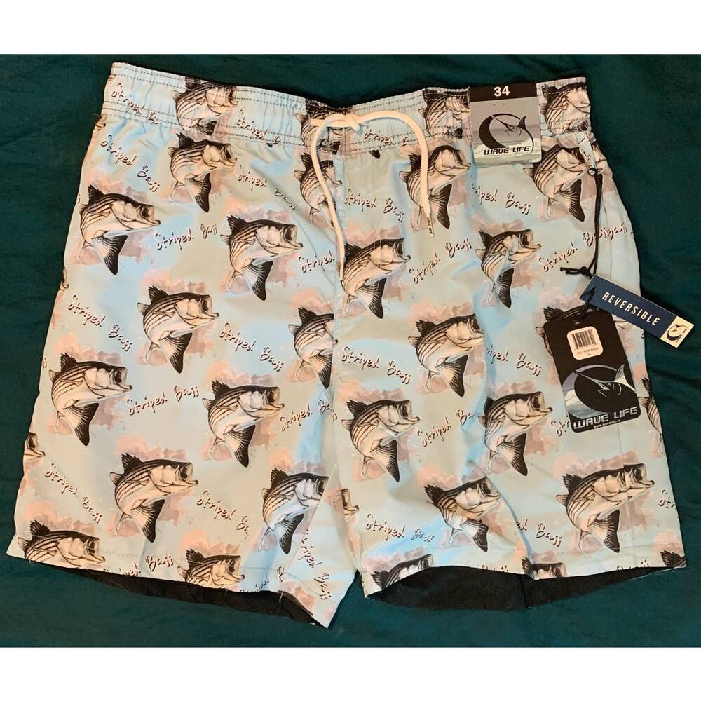 Wave Life Reversible Board Shorts NWT- 34